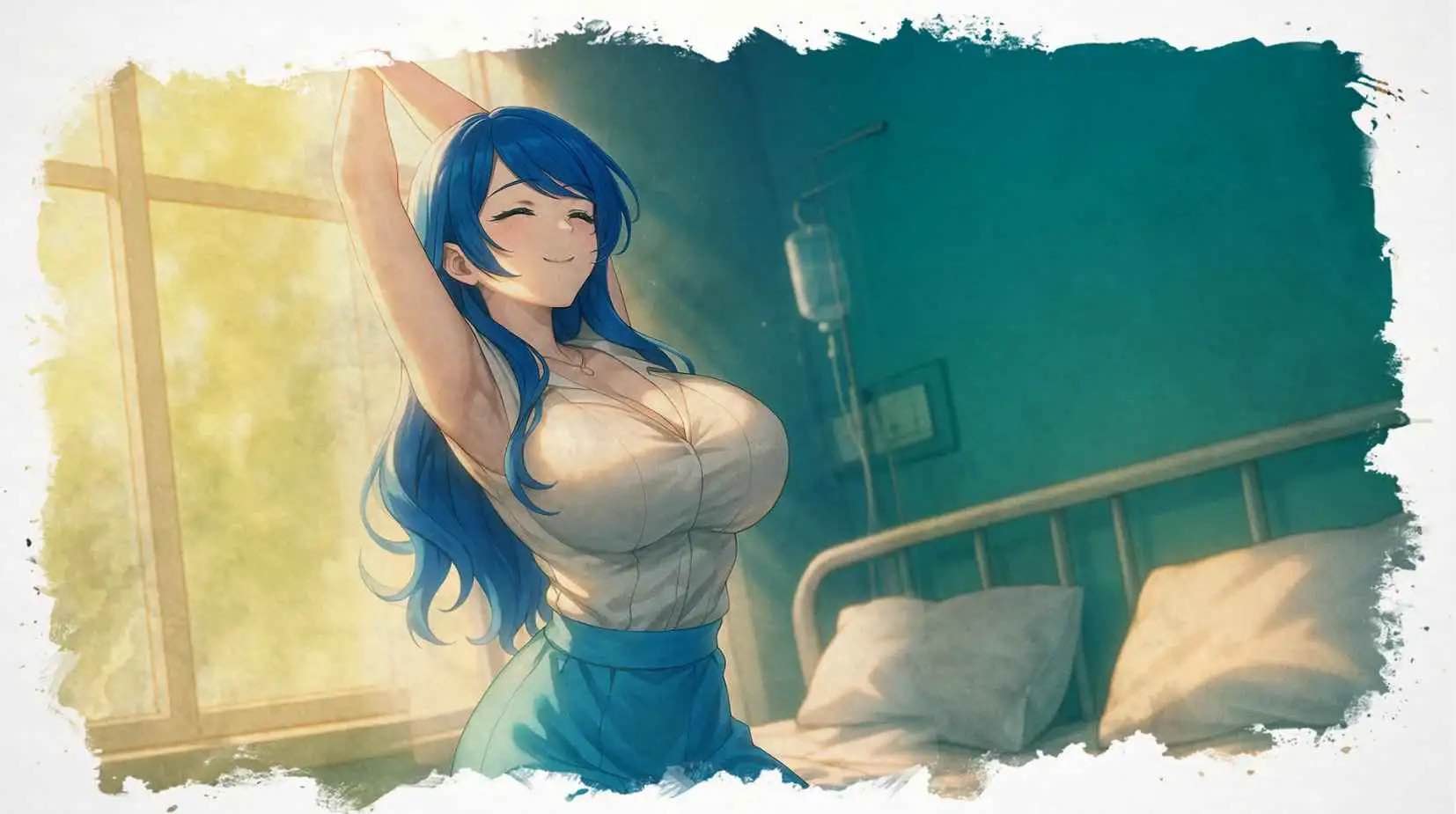图片[1]-蓝色污渍v1.4b AI汉化版【PC+安卓】-魔力森林
